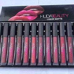 Huda Beauty matte Finishing Lipstick ( Pack of 12 )