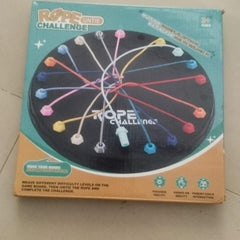 Rope Sorting Puzzle, Brainy Teaser Rope Strategy Board Game Logic Knots Untangling Table Toy
